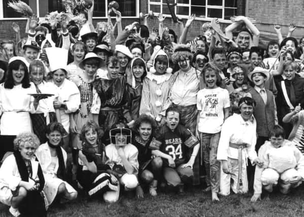 Pupils from St Joseph's Comprehensive School in Hebburn dressed up for a fundraising disco back in July 1987.