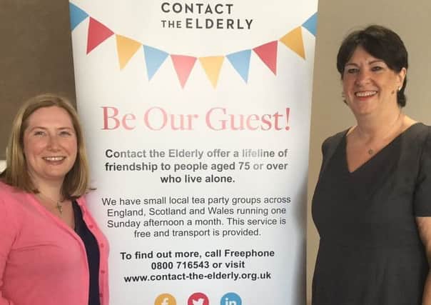South Shields MP Emma Lewell-Buck with Contact the Elderlys Valerie Walker