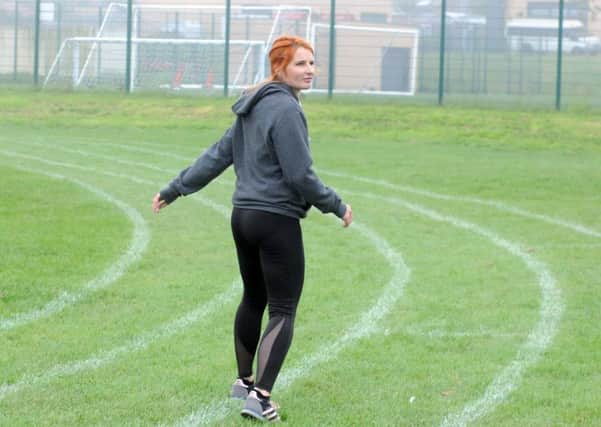 Katie Clouston runs backwards in aid of Mind charity