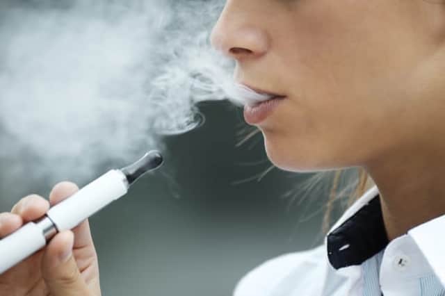 Inhaling vapour from e-cigarettes can weaken the immune system according to new research (Photo: Shutterstock)