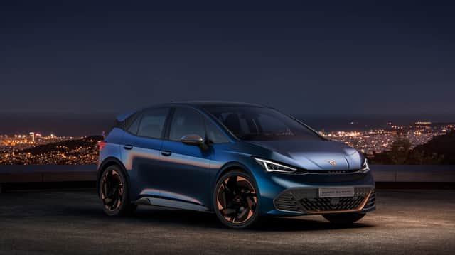 First seen as a concept car at the 2019 Geneva Motor Show, this production-ready electric hatchback is essentially identical to that seen in Switzerland (Photo: Cupra)